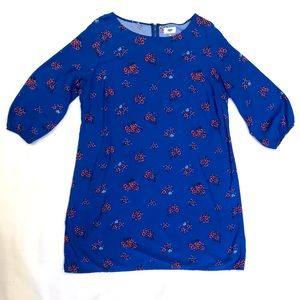 Tunic Top / Dress, Old Navy, Blue Floral XL